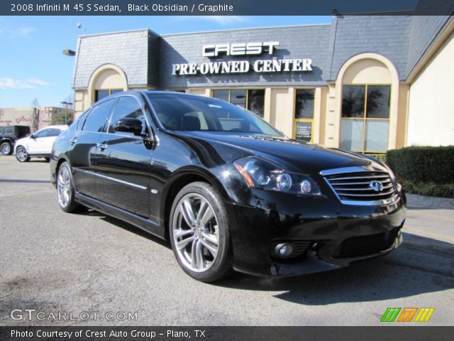 2008 Infiniti M 45 S Sedan in Black Obsidian