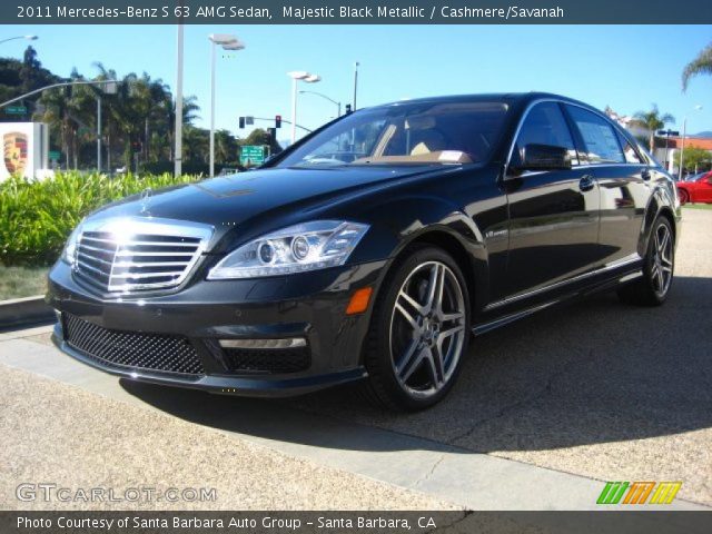 2011 Mercedes-Benz S 63 AMG Sedan in Majestic Black Metallic