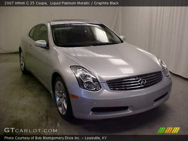2007 Infiniti G 35 Coupe in Liquid Platinum Metallic