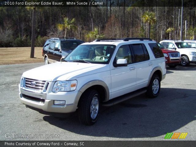 2010 Ford Explorer Eddie Bauer in White Suede