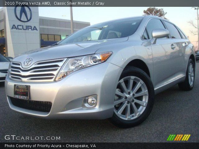 2010 Toyota Venza AWD in Classic Silver Metallic