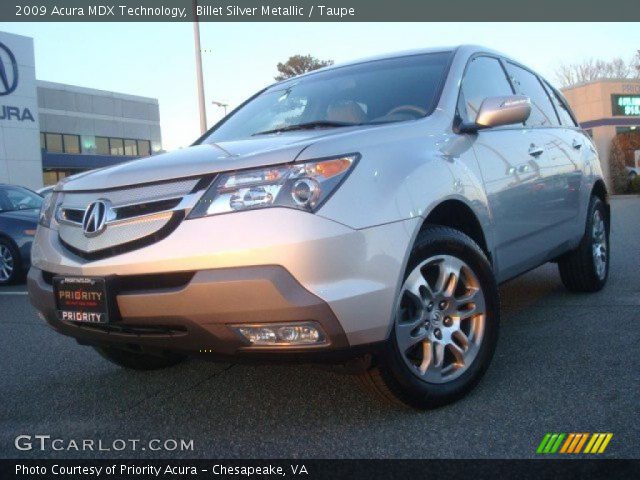 2009 Acura MDX Technology in Billet Silver Metallic