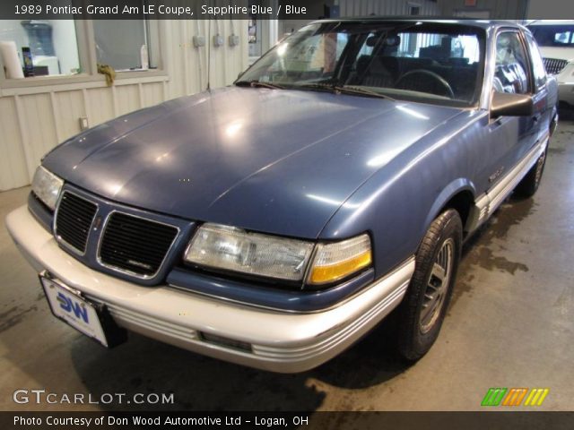 1989 Pontiac Grand Am LE Coupe in Sapphire Blue