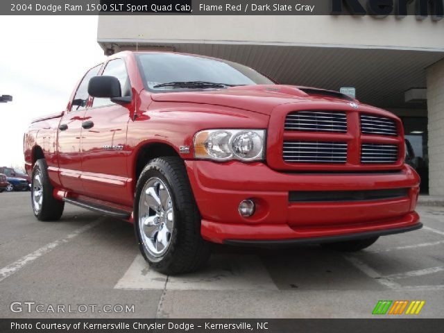2004 Dodge Ram 1500 SLT Sport Quad Cab in Flame Red