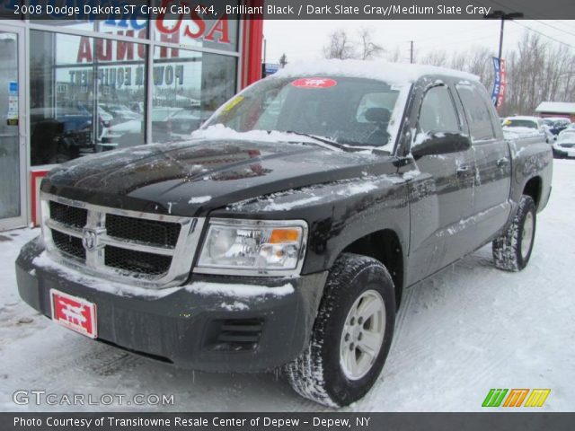 2008 Dodge Dakota ST Crew Cab 4x4 in Brilliant Black