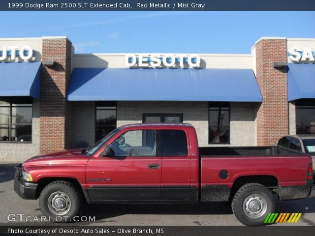 1999 Dodge Ram 2500 SLT Extended Cab in Red Metallic