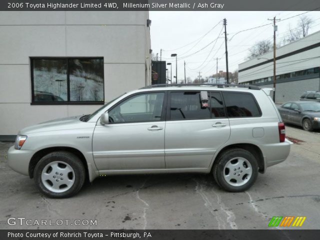 2006 Toyota Highlander Limited 4WD in Millenium Silver Metallic