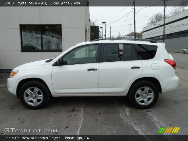 2008 Toyota RAV4 4WD in Super White