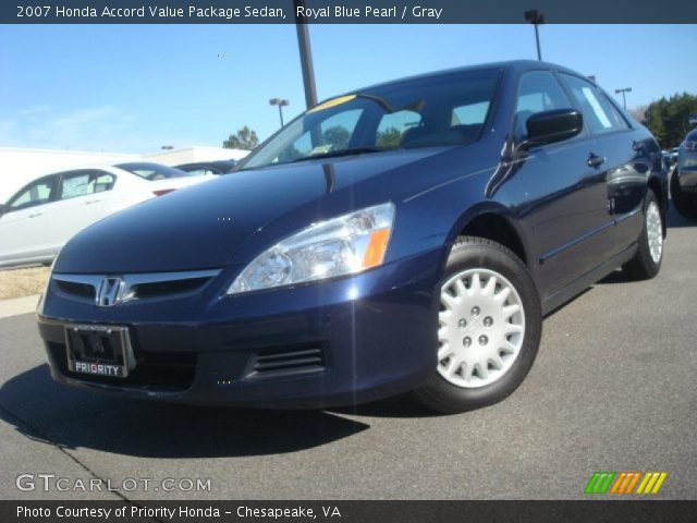 2007 Honda Accord Value Package Sedan in Royal Blue Pearl