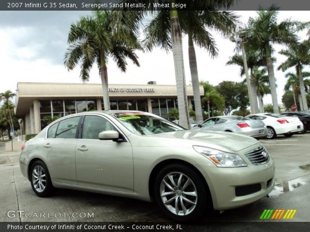 2007 Infiniti G 35 Sedan in Serengeti Sand Metallic