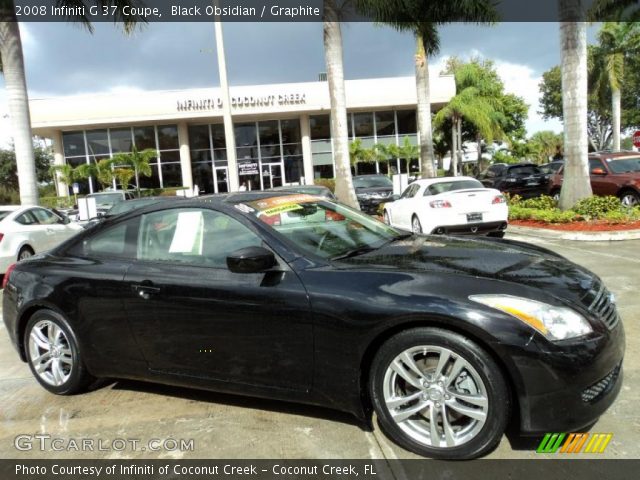 2008 Infiniti G 37 Coupe in Black Obsidian