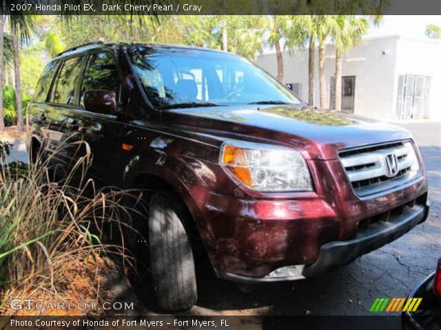 2007 Honda Pilot EX in Dark Cherry Pearl