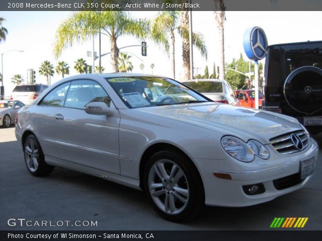 2008 Mercedes-Benz CLK 350 Coupe in Arctic White
