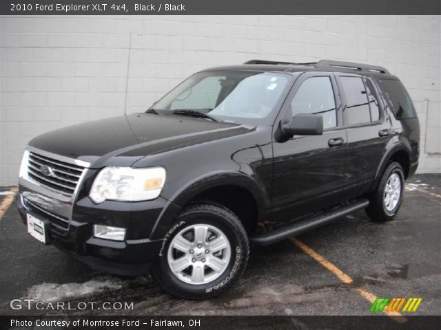 2010 Ford Explorer XLT 4x4 in Black