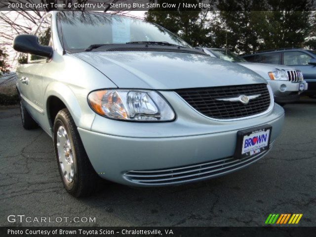 2001 Chrysler Town & Country LX in Sterling Blue Satin Glow