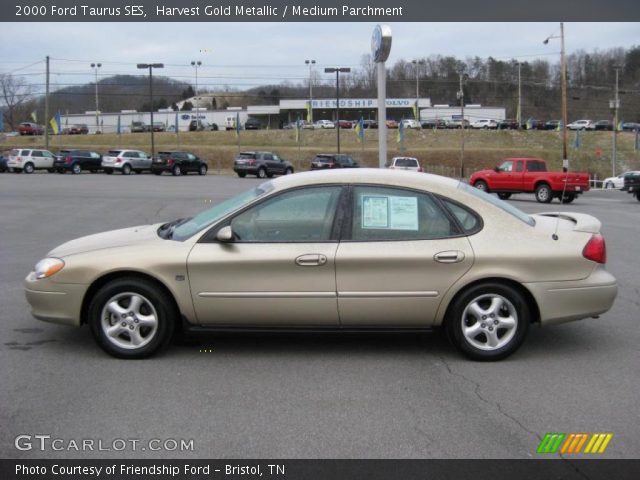 2000 Ford Taurus SES in Harvest Gold Metallic