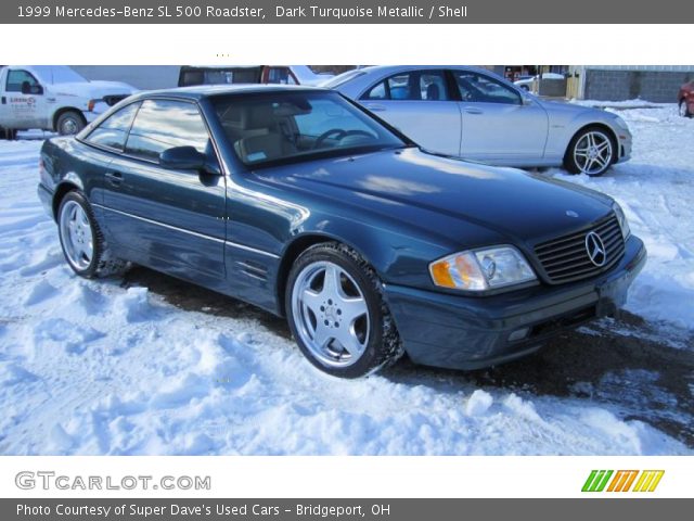 1999 Mercedes-Benz SL 500 Roadster in Dark Turquoise Metallic