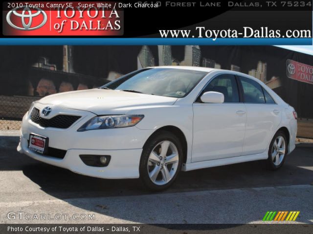 2010 Toyota Camry SE in Super White