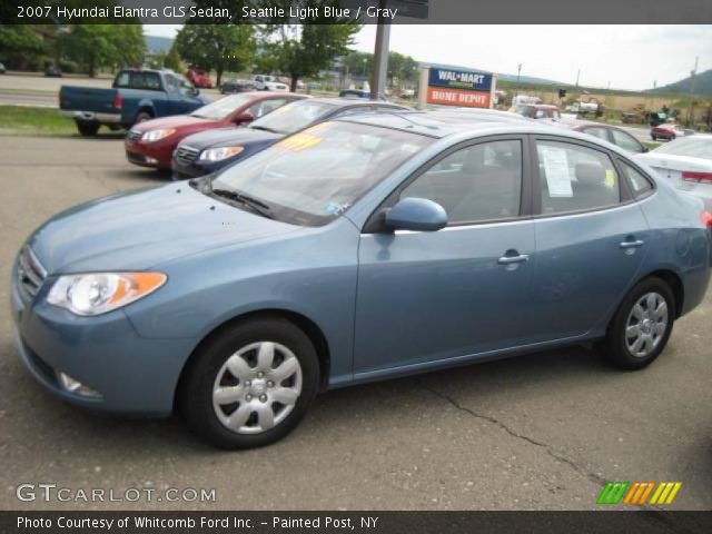2007 Hyundai Elantra GLS Sedan in Seattle Light Blue