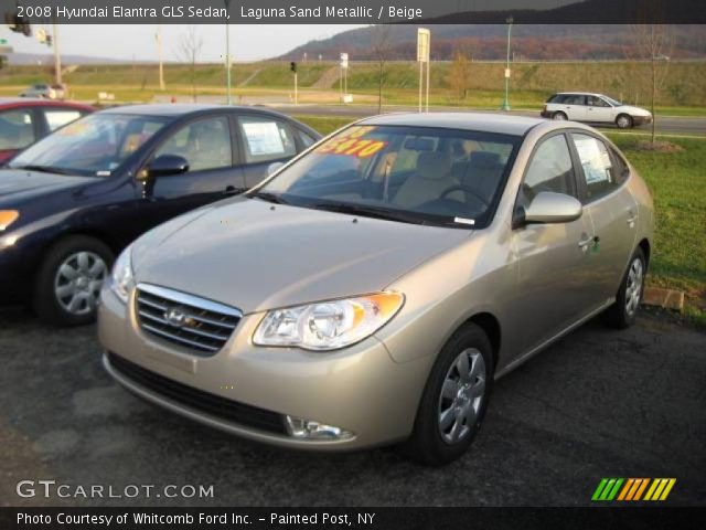 2008 Hyundai Elantra GLS Sedan in Laguna Sand Metallic