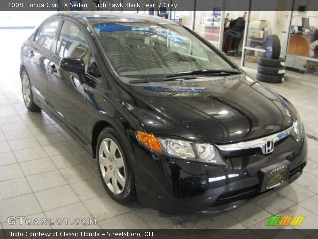 2008 Honda Civic LX Sedan in Nighthawk Black Pearl