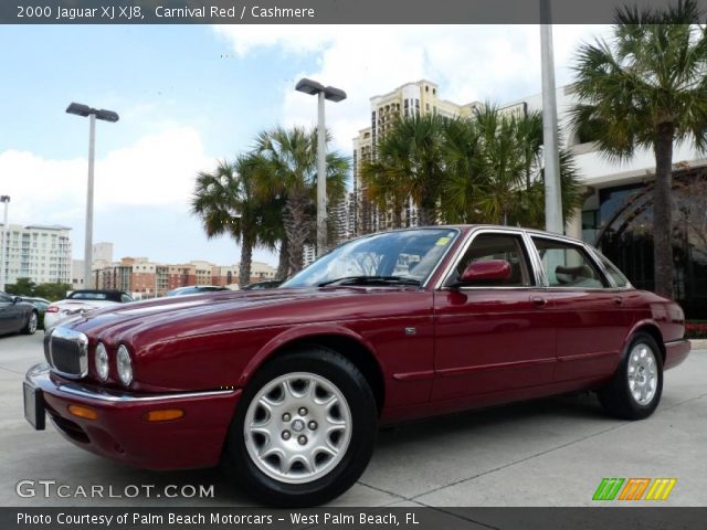 2000 Jaguar XJ XJ8 in Carnival Red