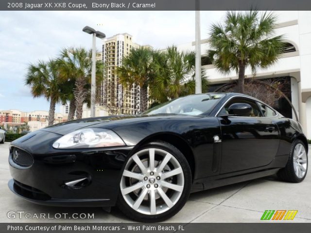 2008 Jaguar XK XK8 Coupe in Ebony Black