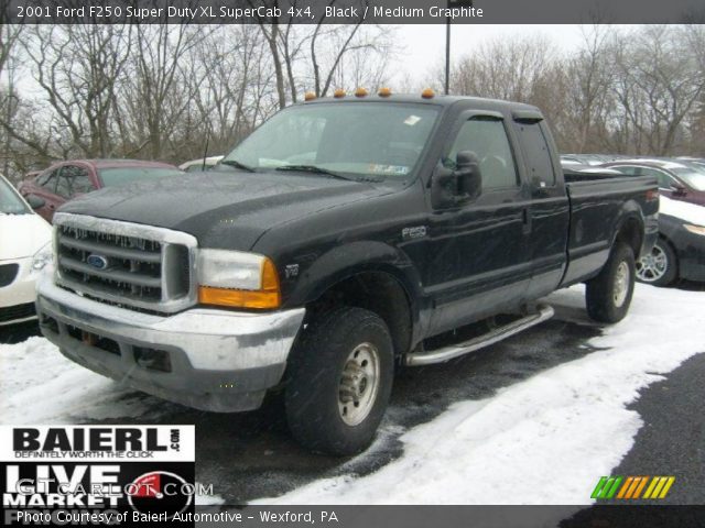 2001 Ford F250 Super Duty XL SuperCab 4x4 in Black