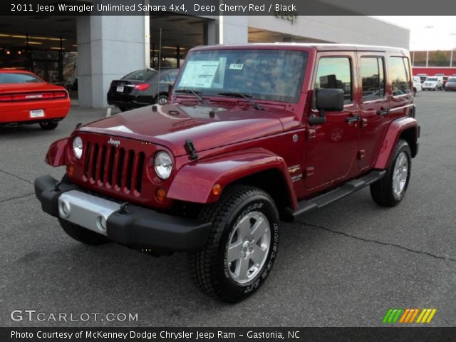 2011 Jeep Wrangler Unlimited Sahara 4x4 in Deep Cherry Red