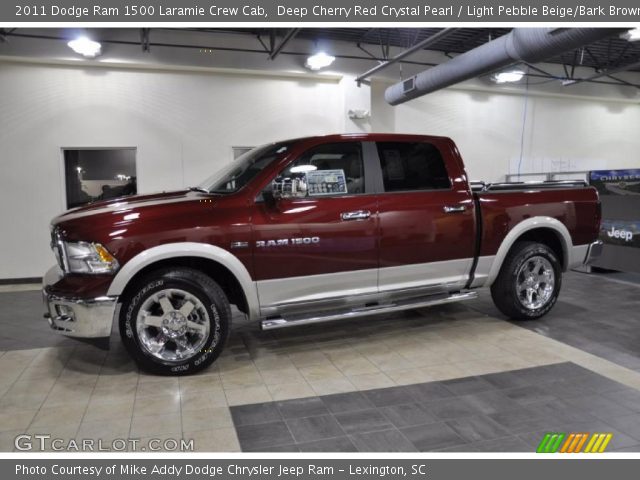 2011 Dodge Ram 1500 Laramie Crew Cab in Deep Cherry Red Crystal Pearl