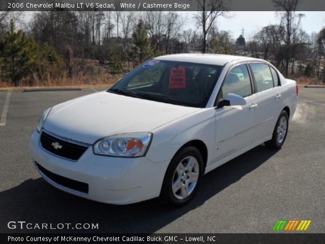 2006 Chevrolet Malibu LT V6 Sedan in White