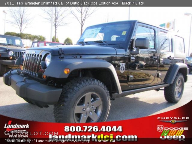2011 Jeep Wrangler Unlimited Call of Duty: Black Ops Edition 4x4 in Black