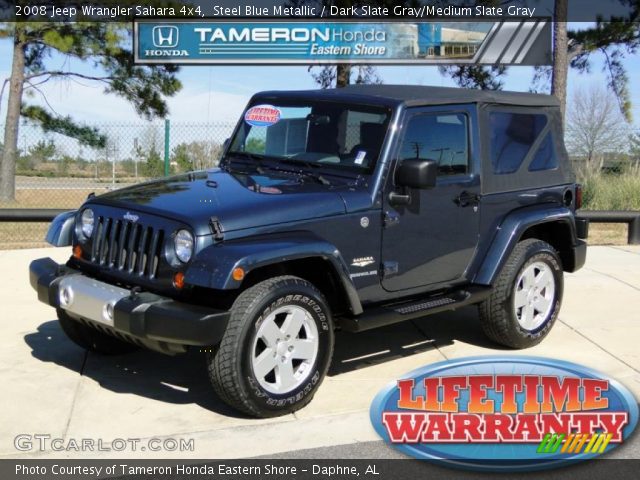 2008 Jeep Wrangler Sahara 4x4 in Steel Blue Metallic