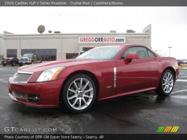 2009 Cadillac XLR V Series Roadster in Crystal Red