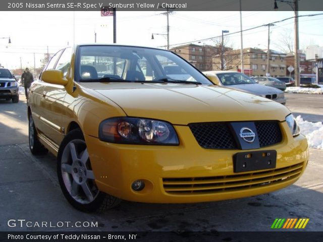 2005 Nissan Sentra SE-R Spec V in Sunburst Yellow