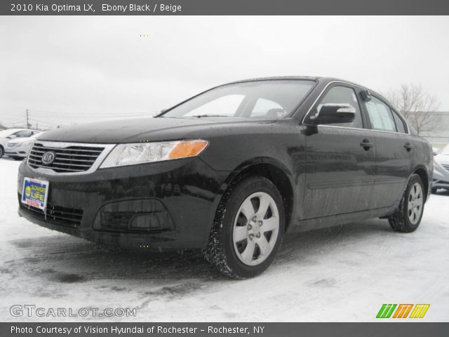 2010 Kia Optima LX in Ebony Black