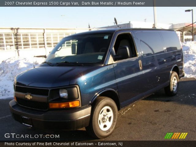 2007 Chevrolet Express 1500 Cargo Van in Dark Blue Metallic