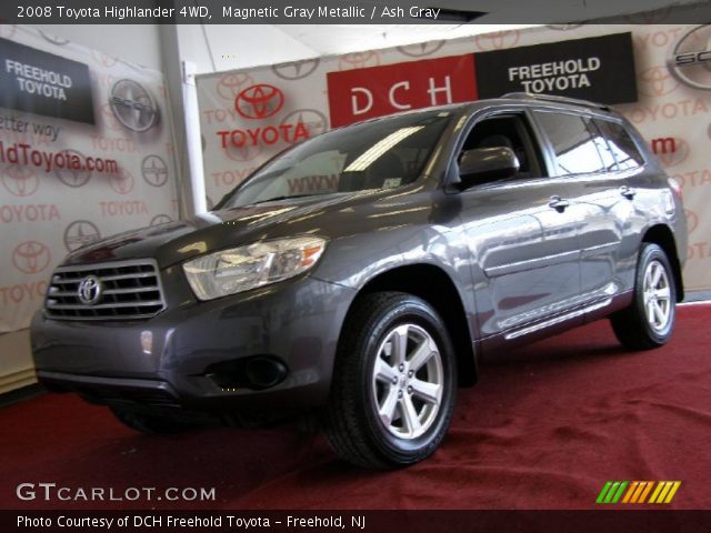 2008 Toyota Highlander 4WD in Magnetic Gray Metallic