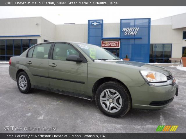 2005 Chevrolet Malibu Sedan in Silver Green Metallic