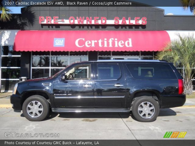 2007 Cadillac Escalade ESV AWD in Black Raven