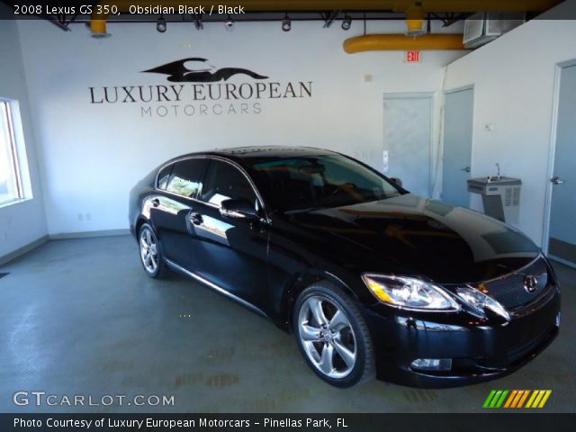 2008 Lexus GS 350 in Obsidian Black