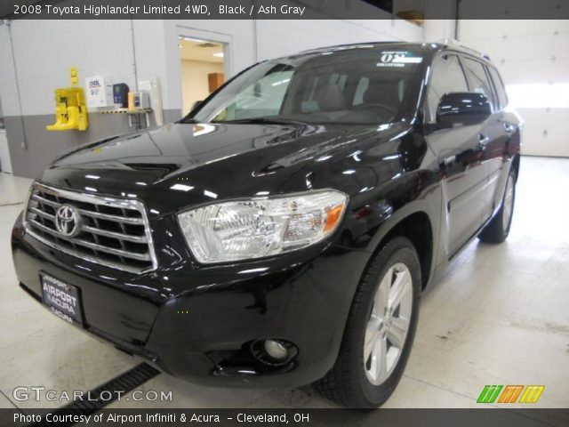 2008 Toyota Highlander Limited 4WD in Black
