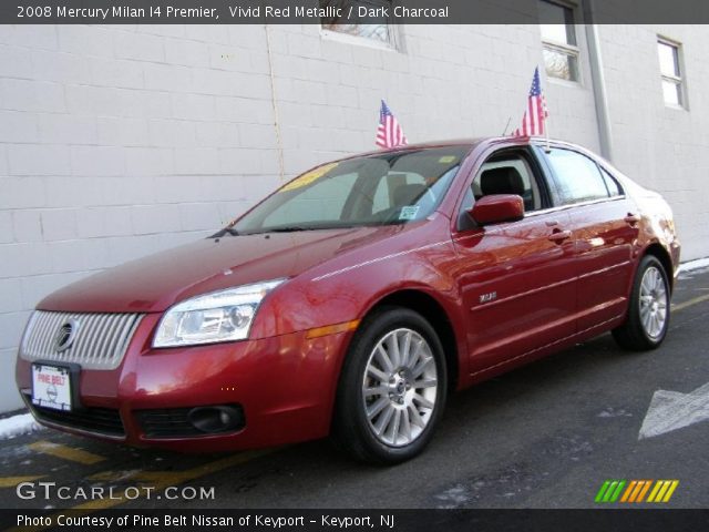 2008 Mercury Milan I4 Premier in Vivid Red Metallic