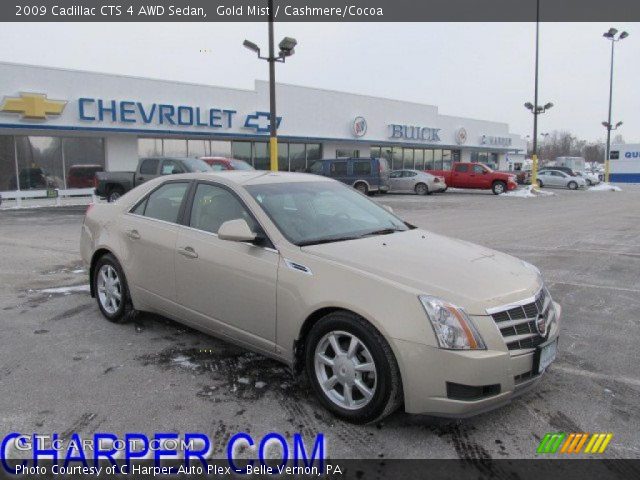 2009 Cadillac CTS 4 AWD Sedan in Gold Mist