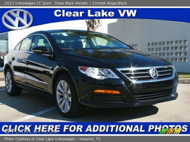 2011 Volkswagen CC Sport in Deep Black Metallic