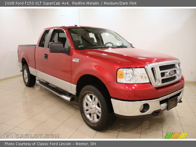 2008 Ford F150 XLT SuperCab 4x4 in Redfire Metallic