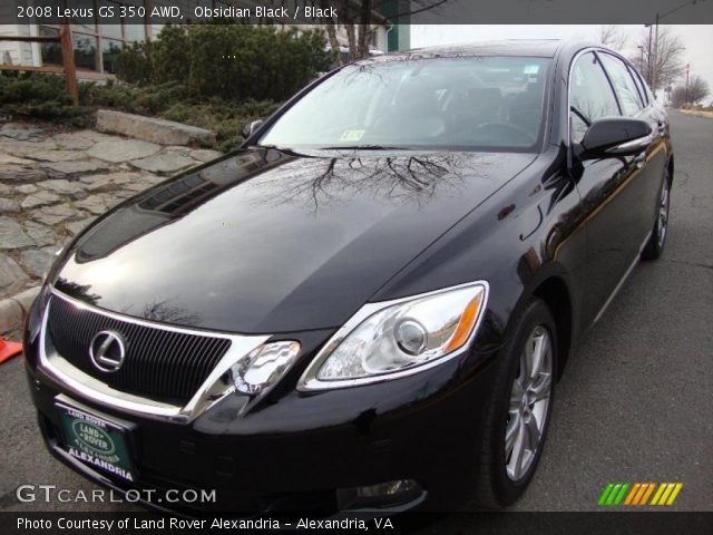 2008 Lexus GS 350 AWD in Obsidian Black