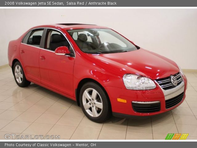 2008 Volkswagen Jetta SE Sedan in Salsa Red