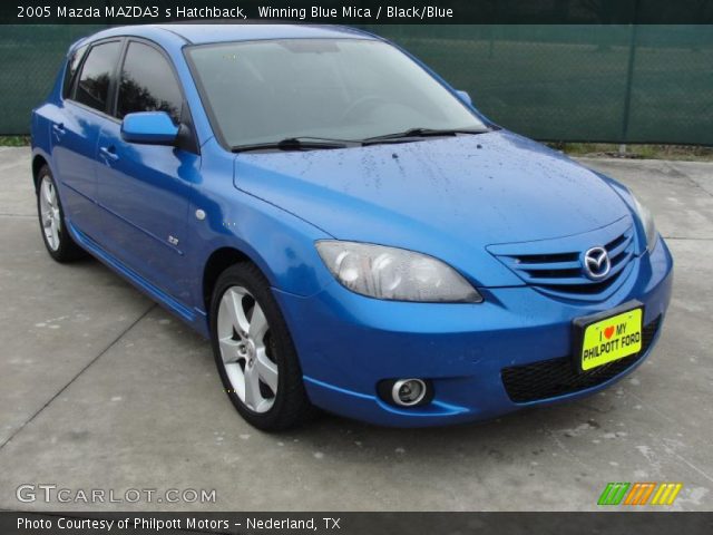 2005 Mazda MAZDA3 s Hatchback in Winning Blue Mica