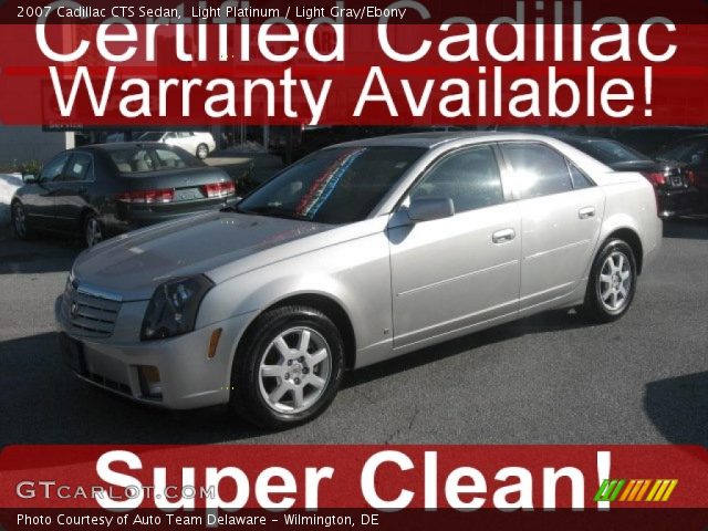 2007 Cadillac CTS Sedan in Light Platinum